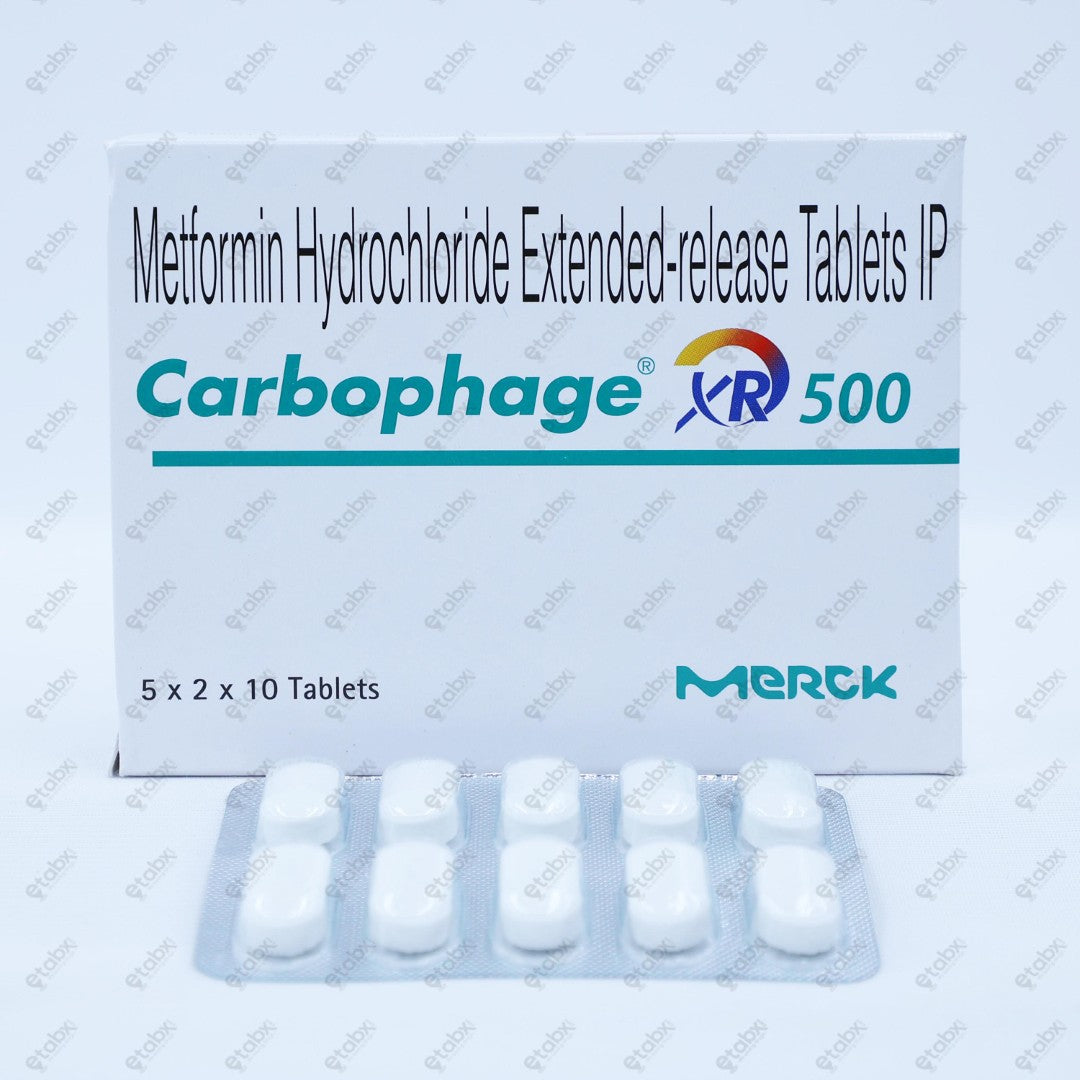 Carbophage XR 500mg Tablet 10's
