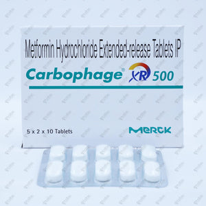 Carbophage XR 500mg Tablet 10's