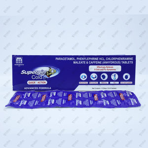 Supergin Cold Tablets 10s