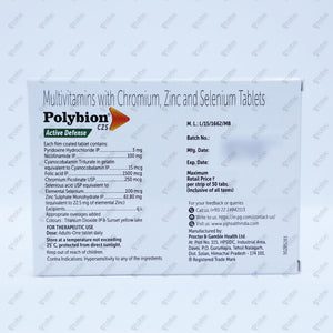 Polybion Active CZS Tablets 30's