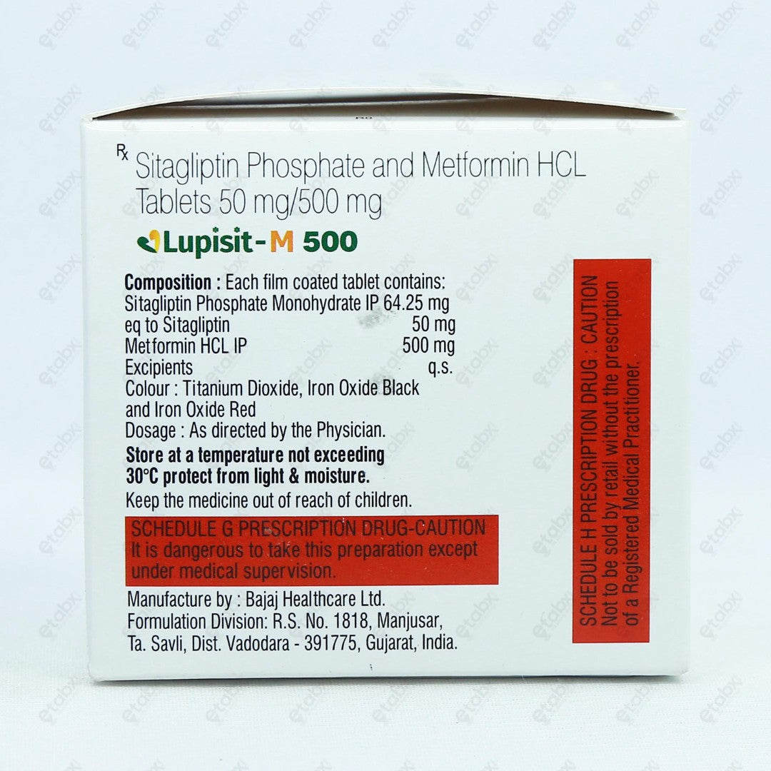 Lupisit M 500MG Tablets 10's