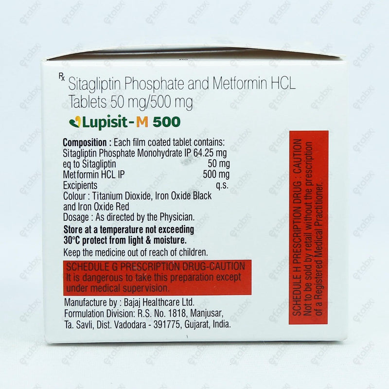 Lupisit M 500MG Tablets 10's