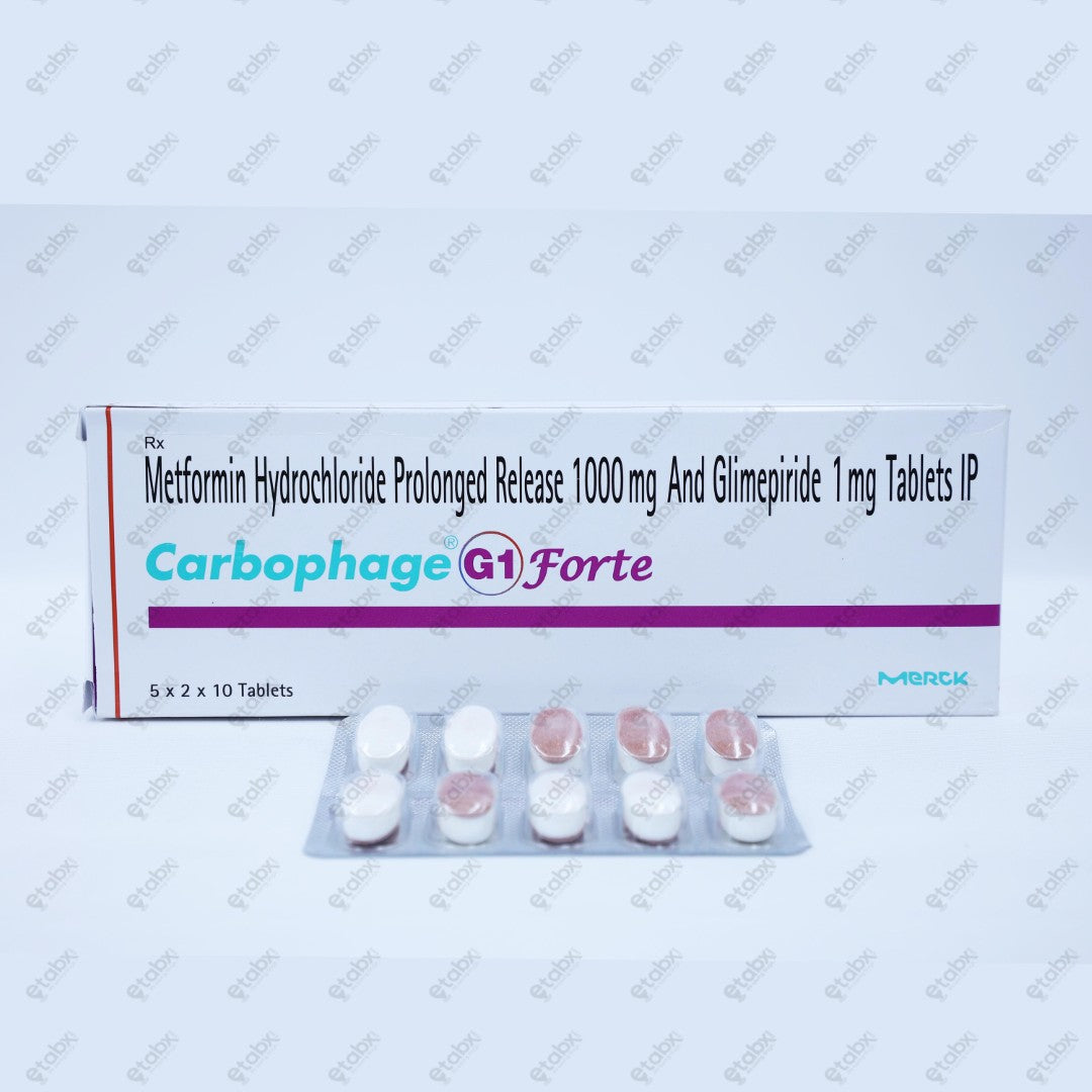 Carbophage G1 Forte Tablet 10's