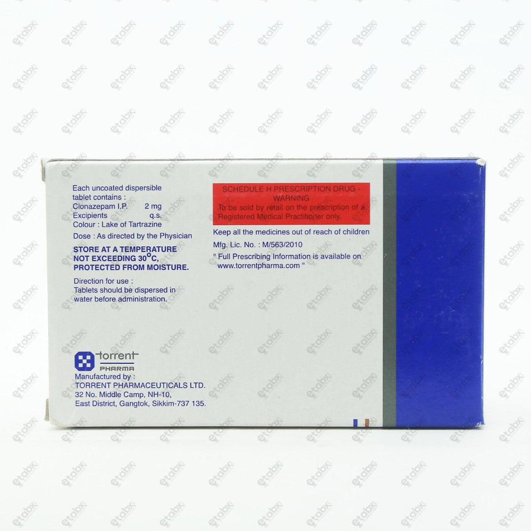 Clonotril 2 Tablet 15's