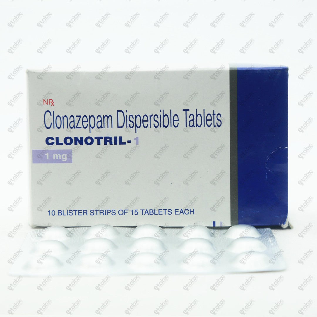 Clonotril 1 Tablet 15's