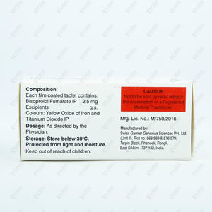 BISONEXT 2.5MG TAB 15'S