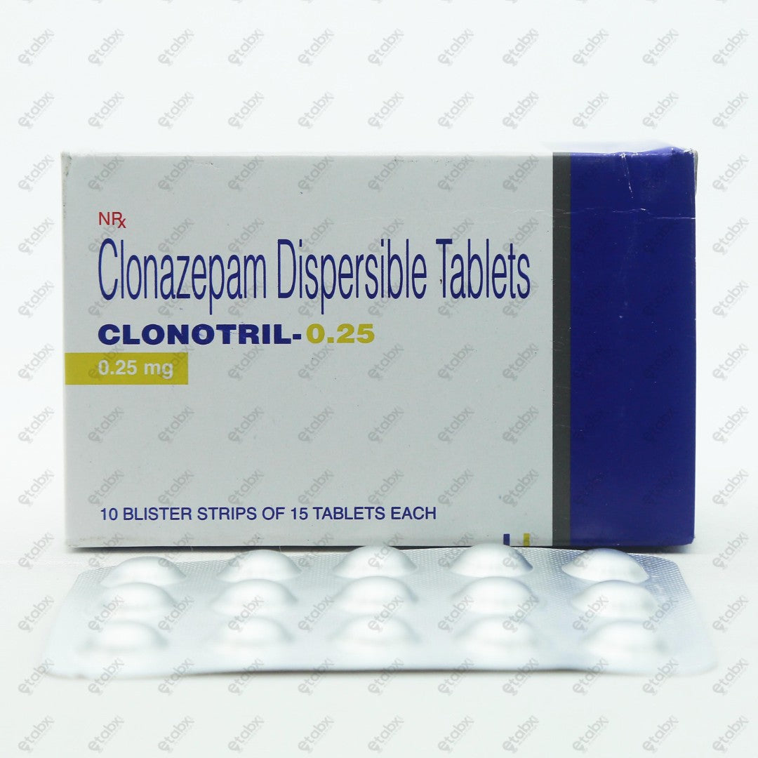 CLONOTRIL 0.25 Tablet 15's