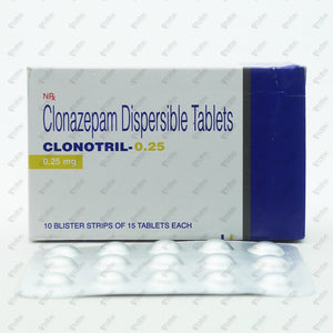 CLONOTRIL 0.25 Tablet 15's