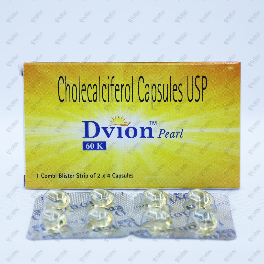 Dvion Perarl 60K Capsules 2x4's