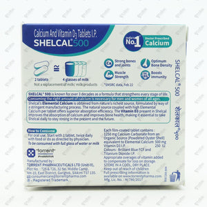 Shelcal 500 Tablet 15's