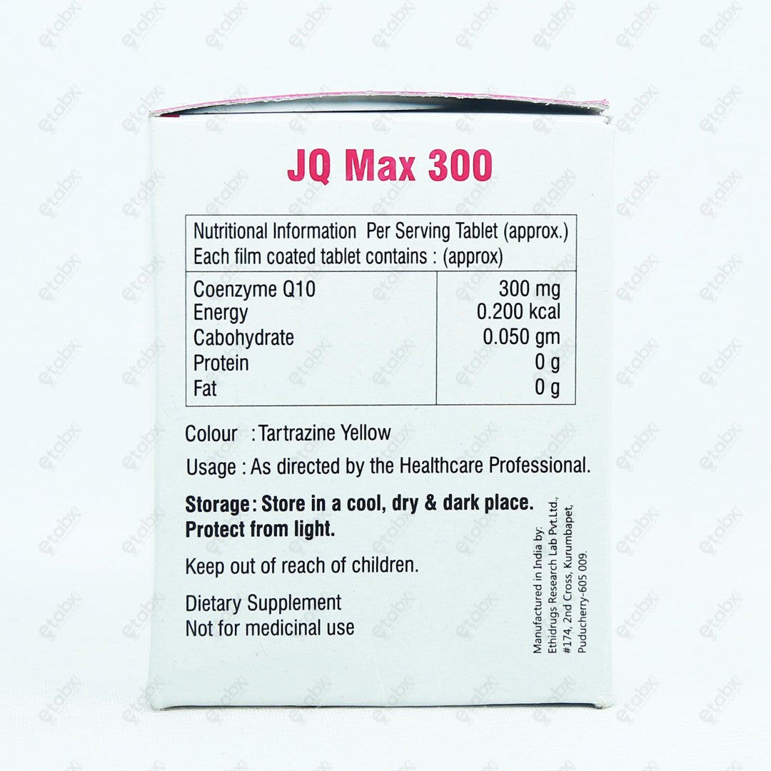 JQ Max 300mg Tablet 10's