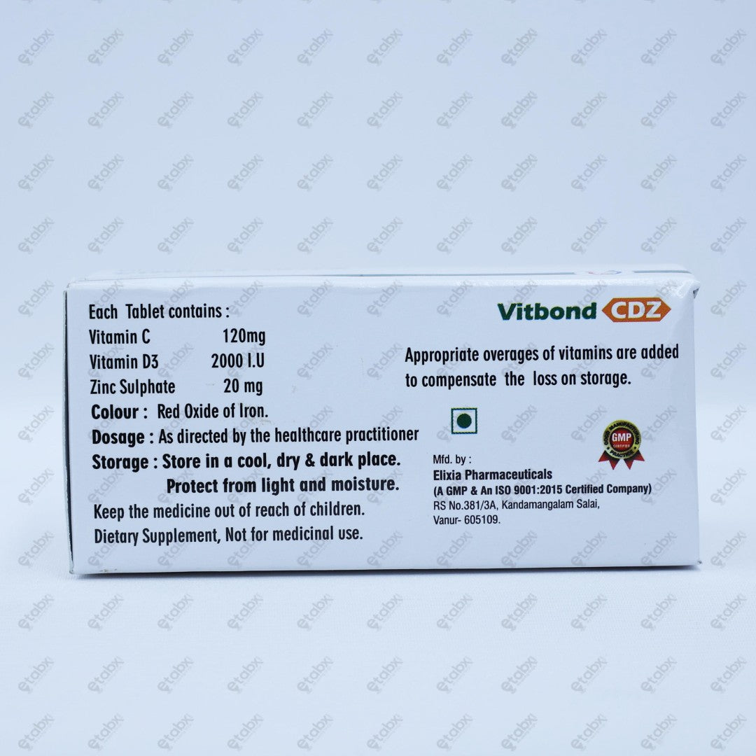 Vitbond CDZ Tablet 10's