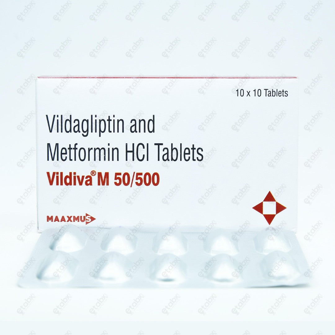 Vildiva M 50/500mg Tablet 10's