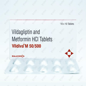 Vildiva M 50/500mg Tablet 10's