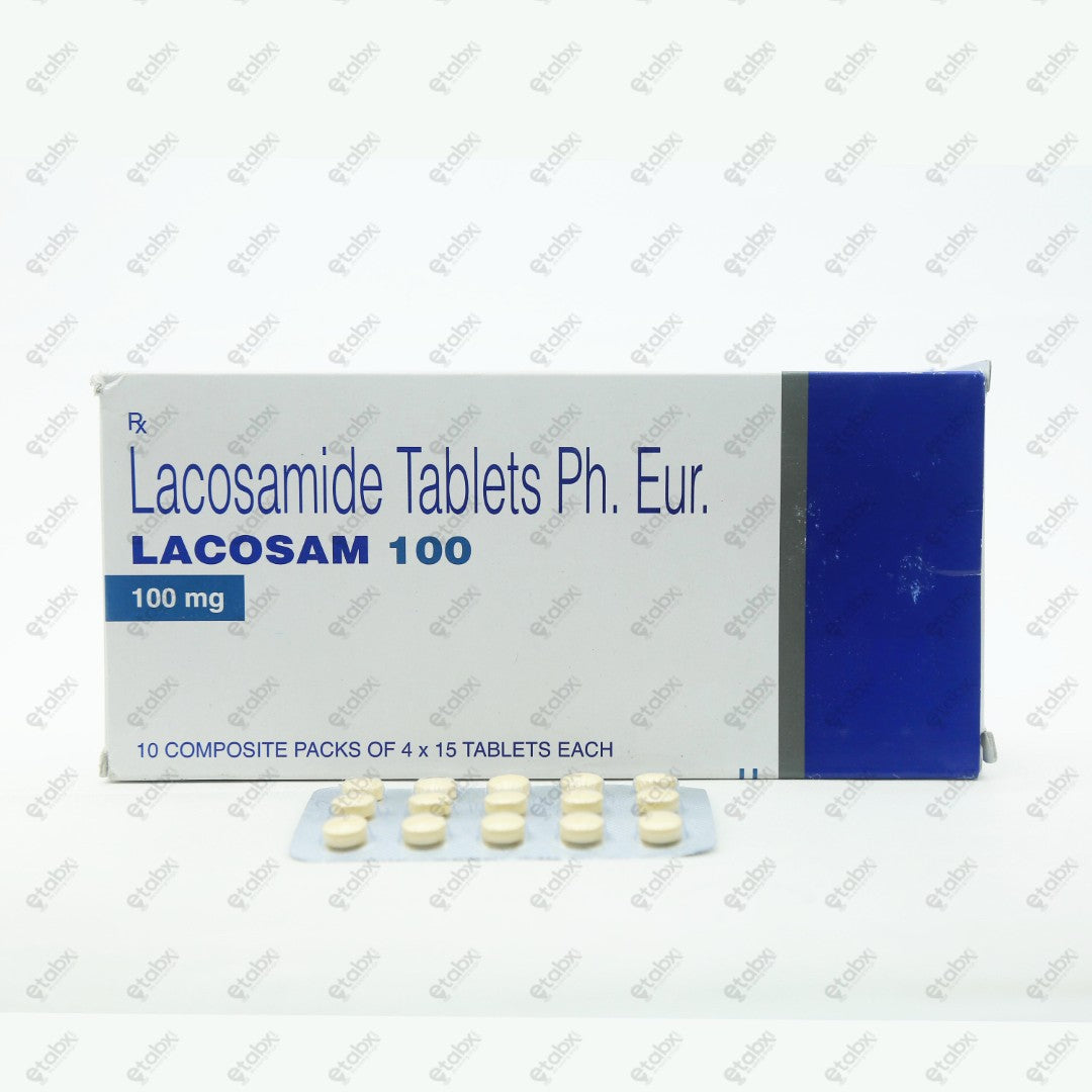 Lacosam 100 Tablet 15's