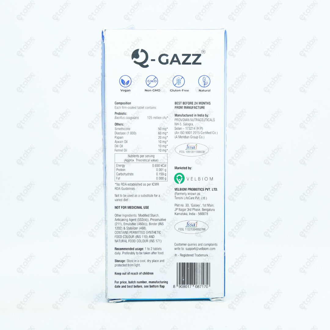 Q Gazz Tablets 10's