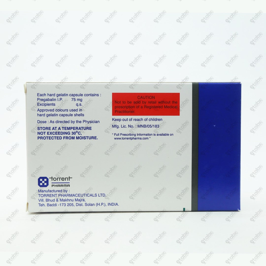 PREGALIN 75 Capsule 15's