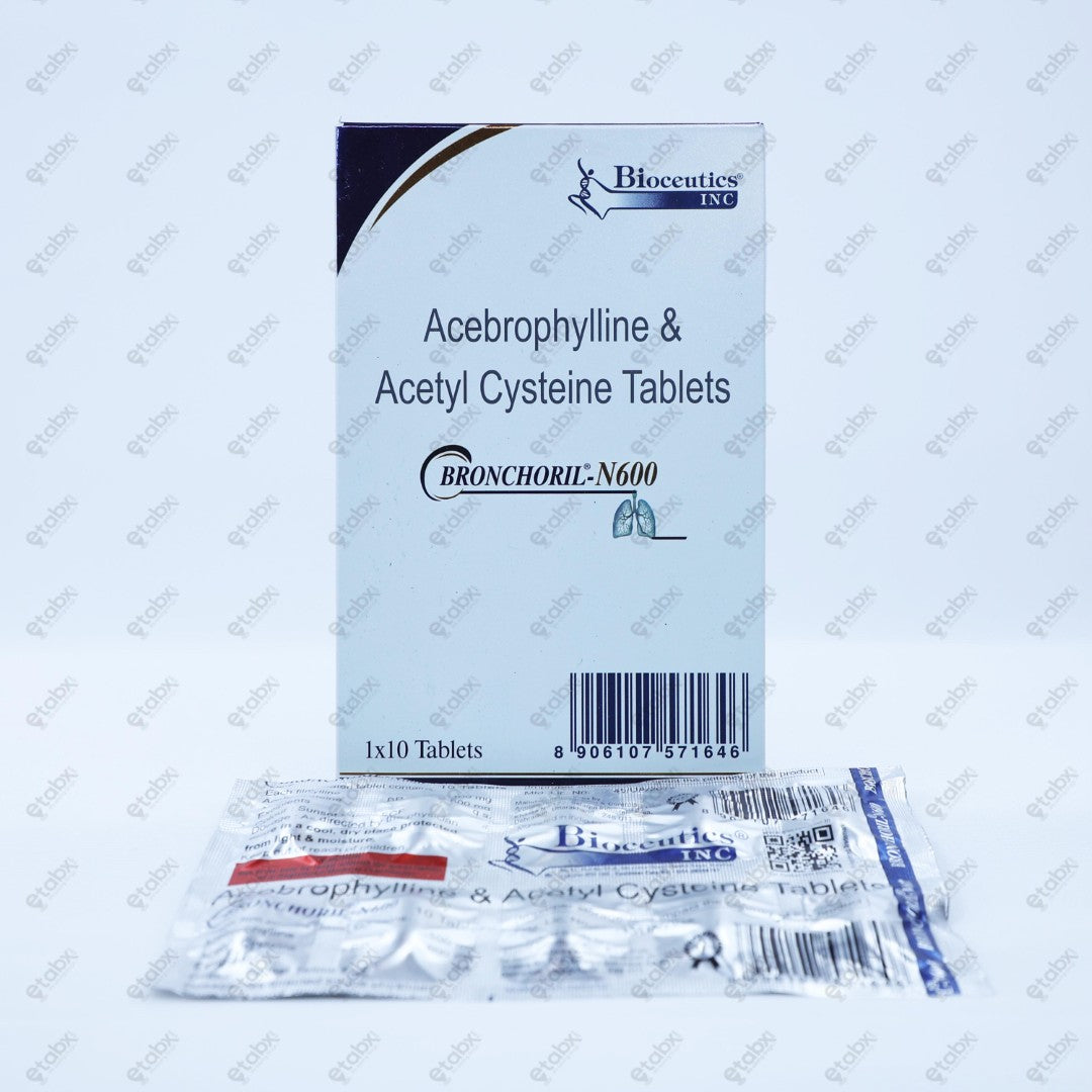 Bronchoril N 600mg Tablet 10's