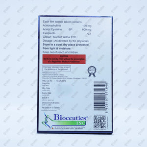 Bronchoril N 600mg Tablet 10's