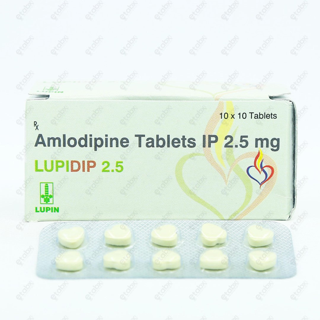 Lupidip 2.5mg Tablet 10's
