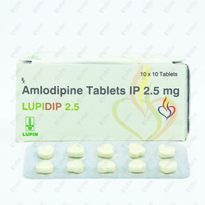Lupidip 2.5mg Tablet 10's