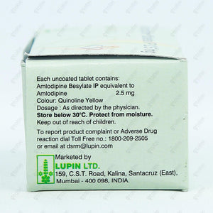 Lupidip 2.5mg Tablet 10's
