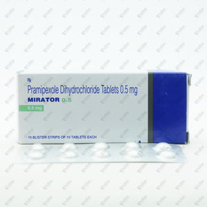 MIRATOR 0.5mg Tablets (10's)