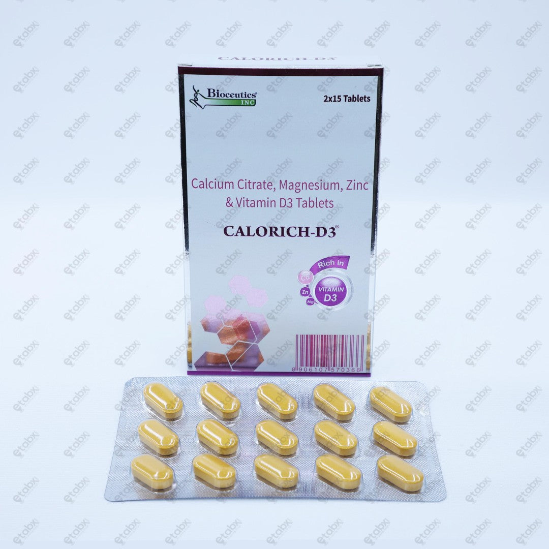 Calorich D3 Tablets 15's