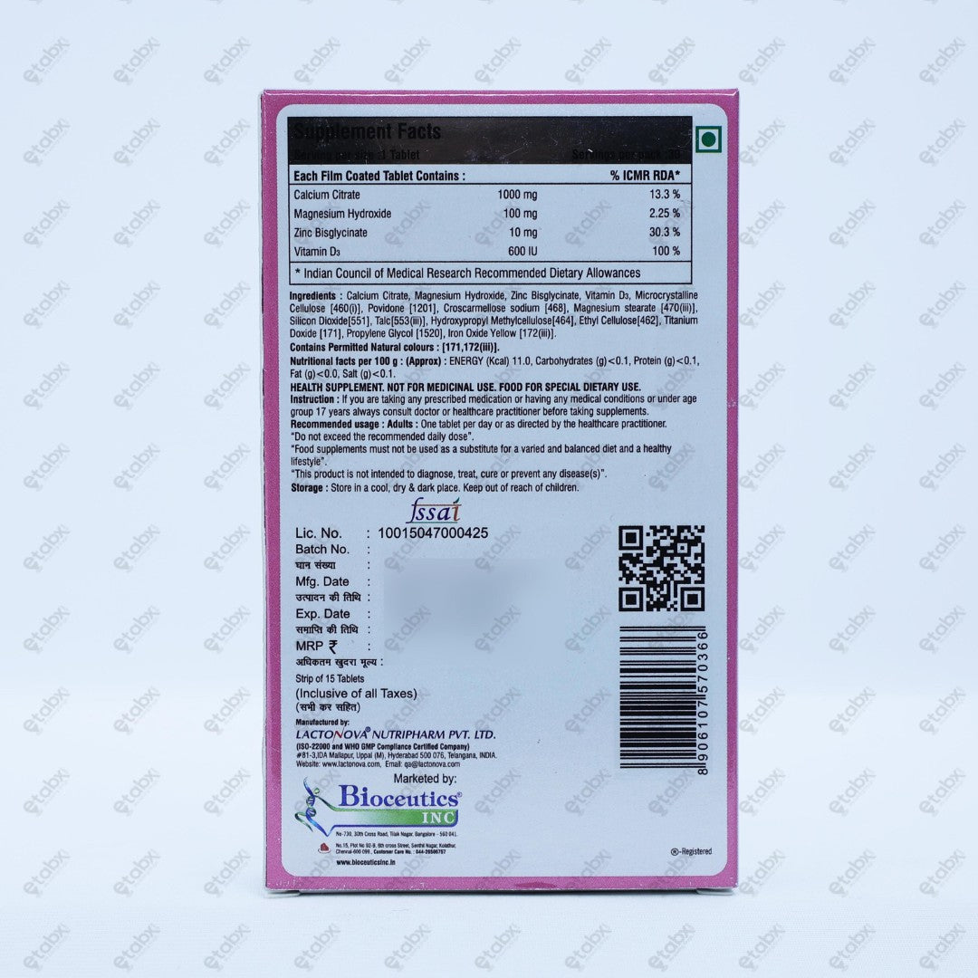 Calorich D3 Tablets 15's