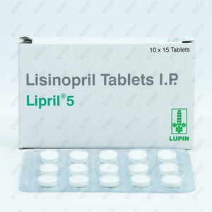Lipril 5mg Tablet 15's