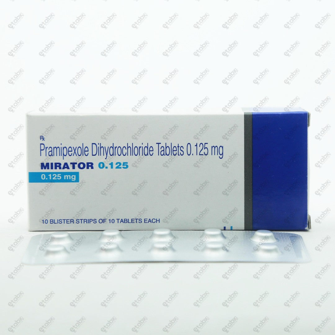 MIRATOR 0.125mg Tablets (10's)