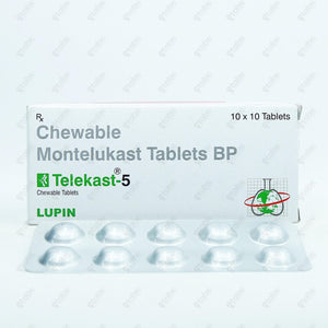 Telekast 5mg Chewable Tablet 10's