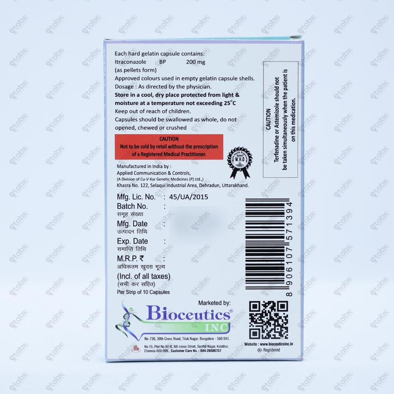 A Fung 200mg Capsule 10's
