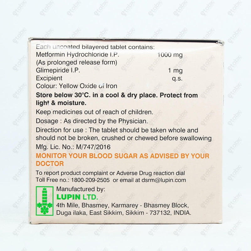 Gluconorm G1 Forte Tablet 15's
