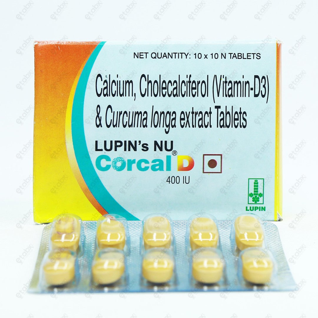 Corcal D 400 Tablet 10's