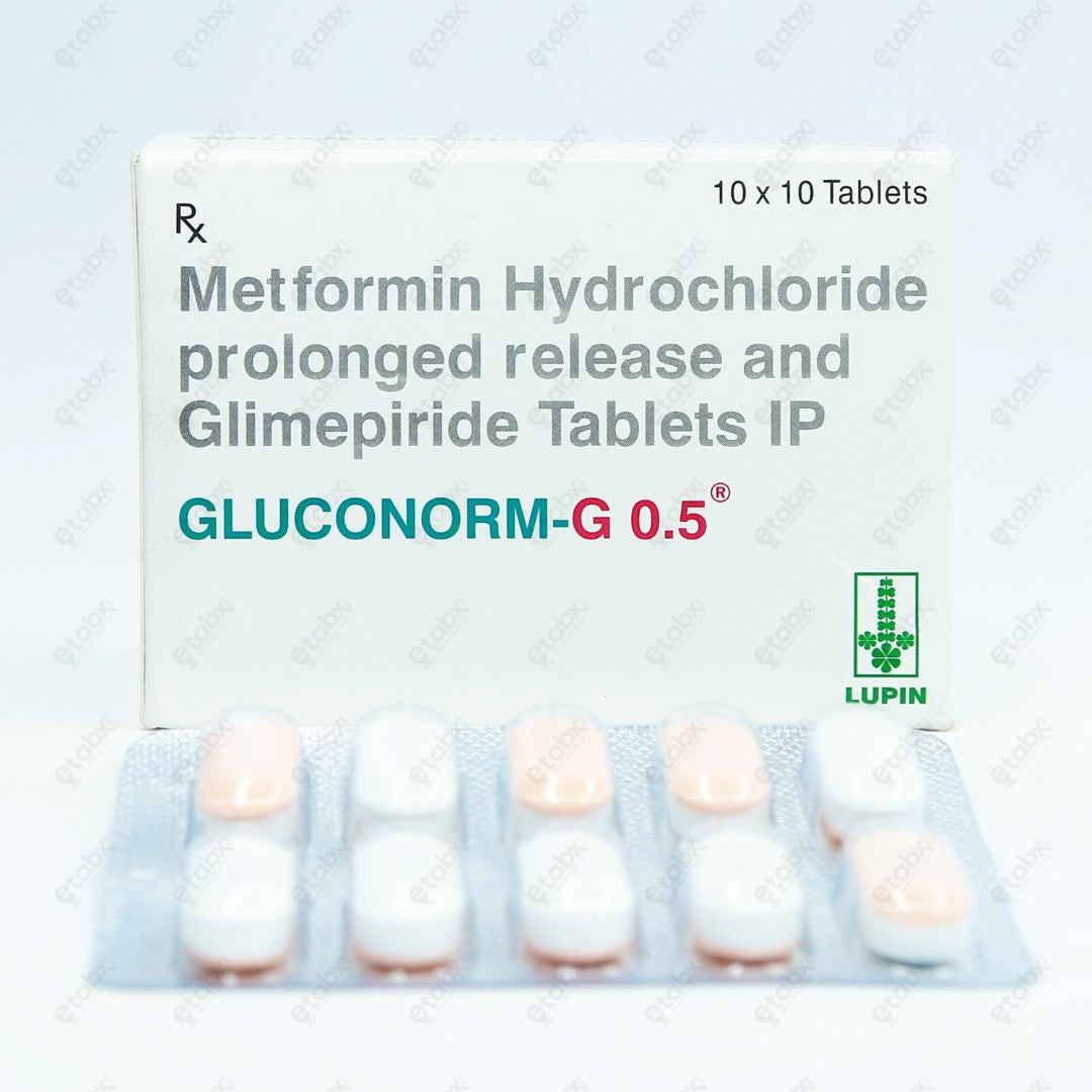 Gluconorm G 0.5 Tablet 10's