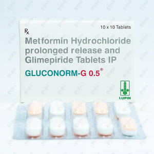 Gluconorm G 0.5 Tablet 10's