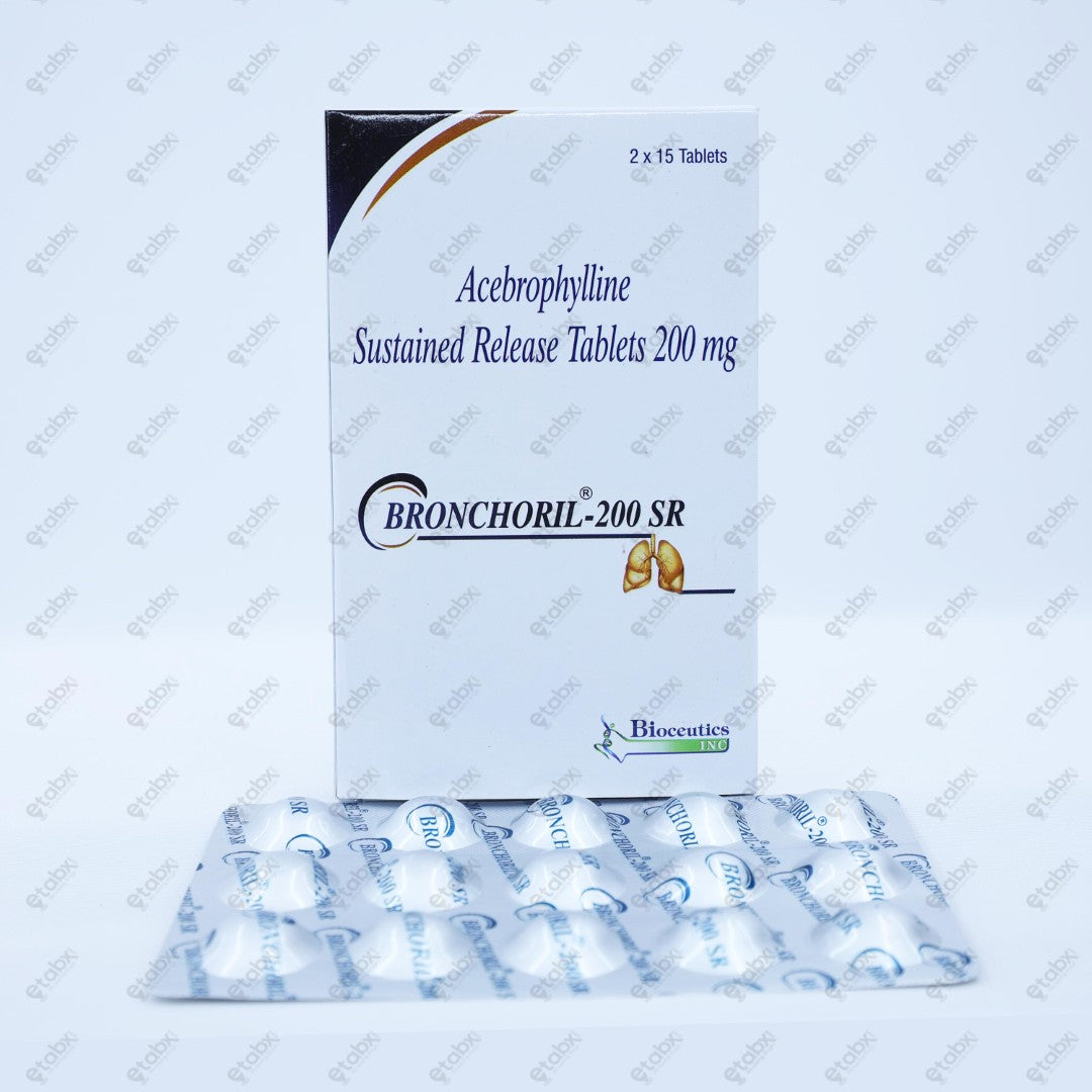 BRONCHORIL 200mg SR Sustained Release Theophylline Tablets (15's)