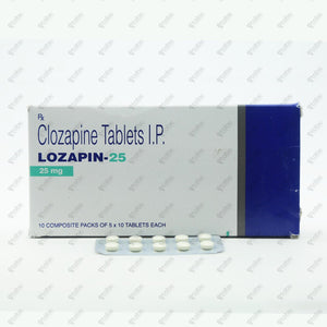Lozapin 25mg Tablet 10's