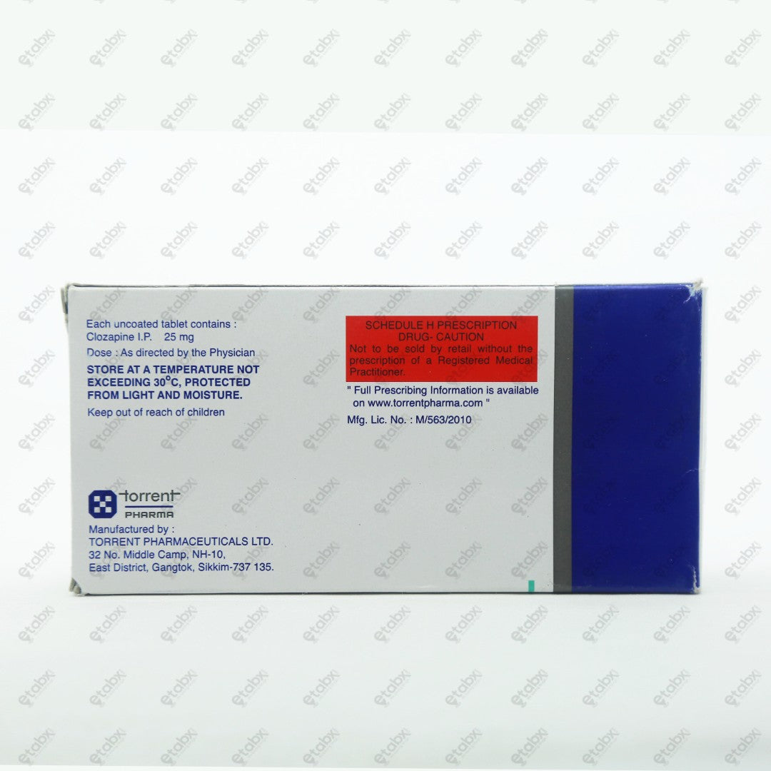Lozapin 25mg Tablet 10's