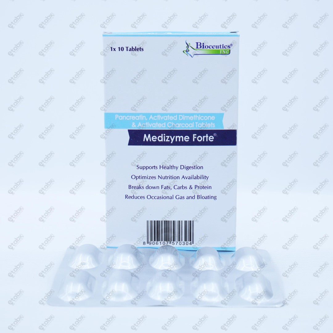 Medizyme Forte Tablets 10'S