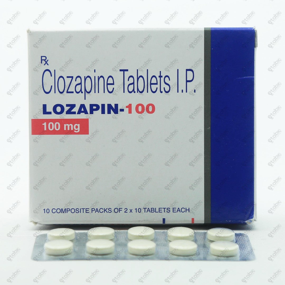 Lozapin 100mg Tablet 10's