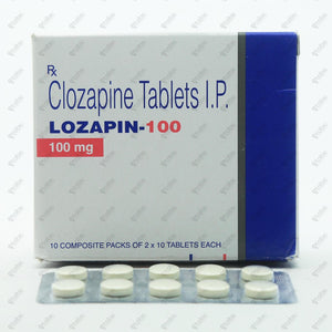 Lozapin 100mg Tablet 10's