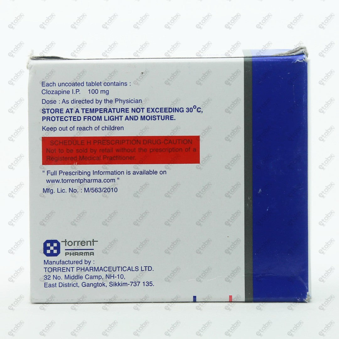 Lozapin 100mg Tablet 10's