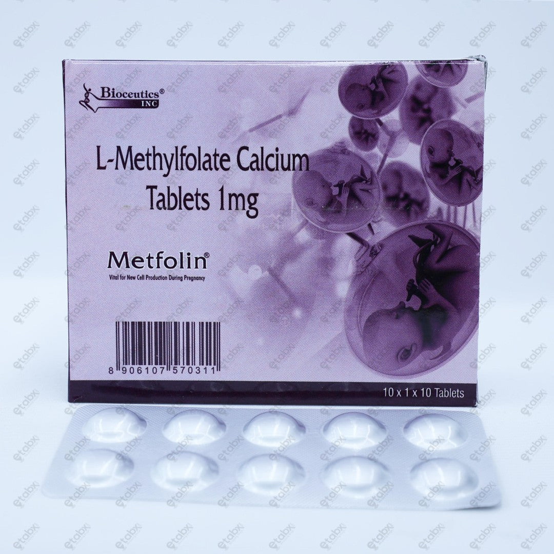 Metfolin Tablet 10's