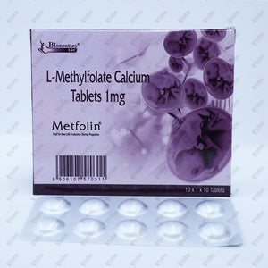 Metfolin Tablet 10's