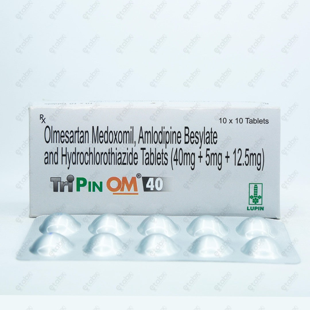 Tripinom 40mg Tablets 10's