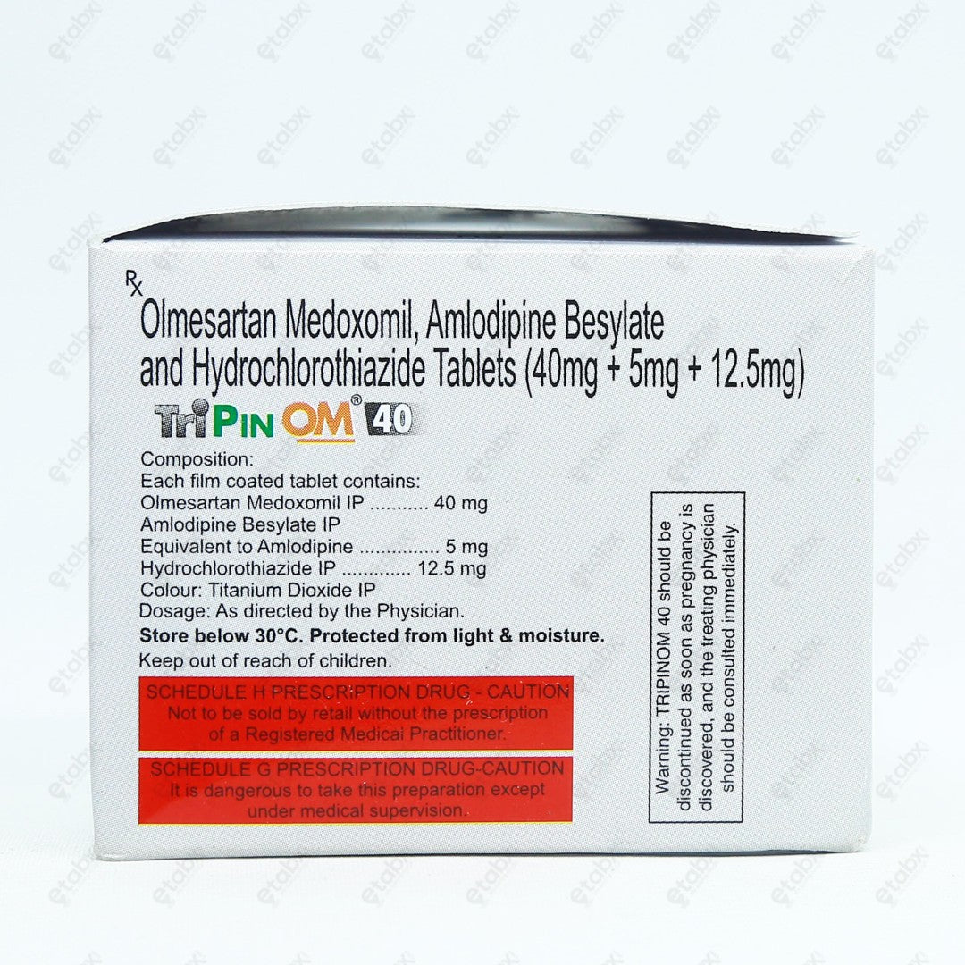 Tripinom 40mg Tablets 10's