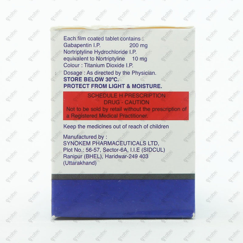 GABATOR NT 200MG Tablet 15's
