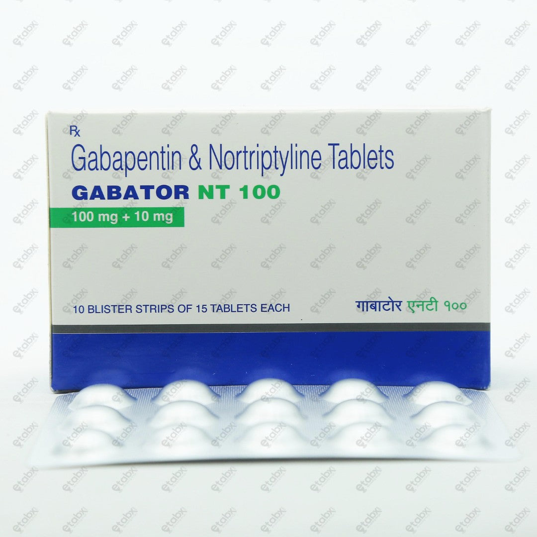 GABATOR NT 100MG Tablet 15's